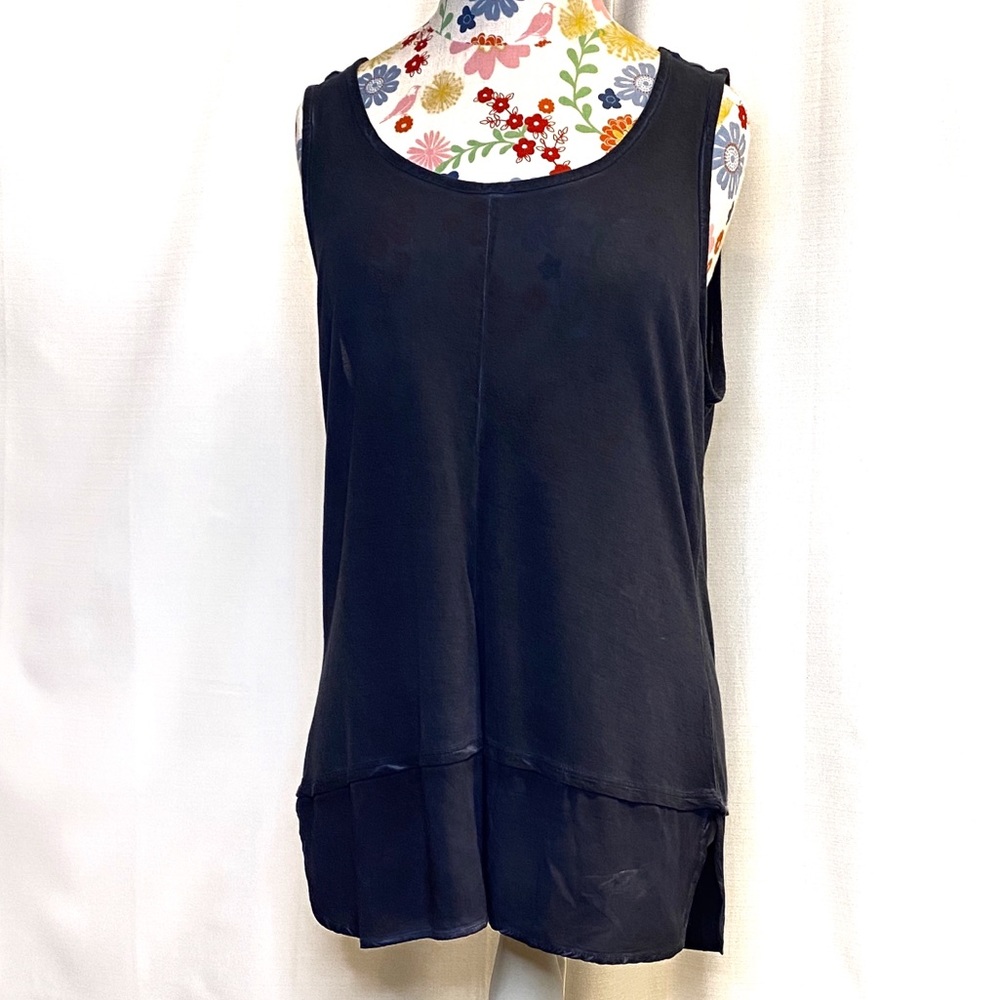 Crosby. Navy Weathered Tank Top